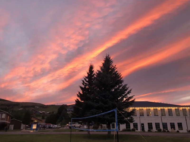 Sunset over Harbor Village